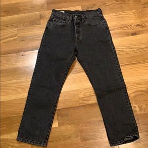 Levi’s 501 washes black denim